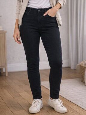 PARASUCO WOMENS BLACK  SKINNY JEANS (SZ14)